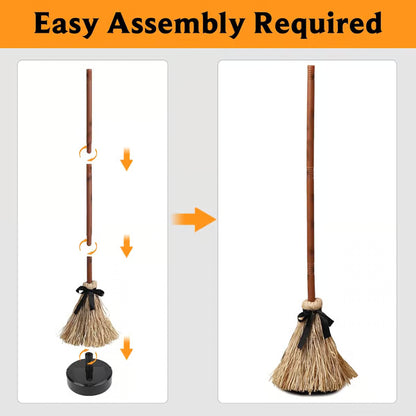 【💥Halloween Sale 49% OFF】🧙‍♀️🪄Floating Witch's Broom –Haunted Dancing Broom - LHT