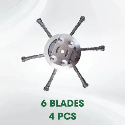 New 2025 Version 👨‍🌾6 inch Steel Wire Brush Cutter Trimmer Head