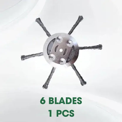 New 2025 Version 👨‍🌾6 inch Steel Wire Brush Cutter Trimmer Head