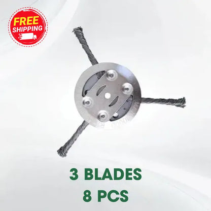 New 2025 Version 👨‍🌾6 inch Steel Wire Brush Cutter Trimmer Head