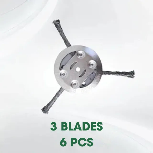 New 2025 Version 👨‍🌾6 inch Steel Wire Brush Cutter Trimmer Head
