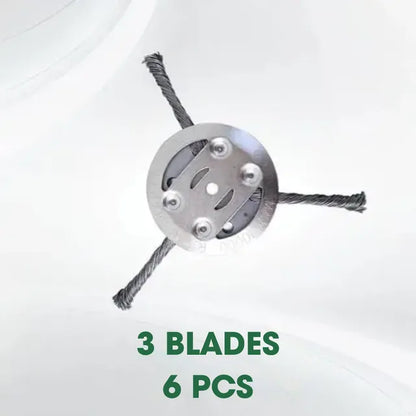 New 2025 Version 👨‍🌾6 inch Steel Wire Brush Cutter Trimmer Head