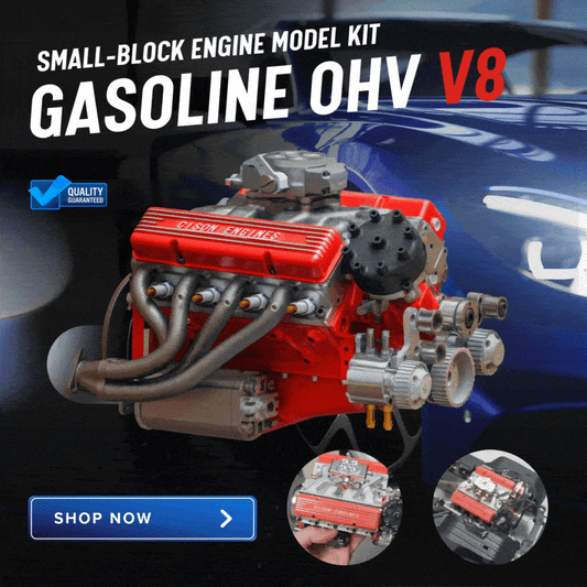 🎉Last Day Promotion 50% OFF🔥-Gasoline OHV V8 Small-block Engine Model Kits