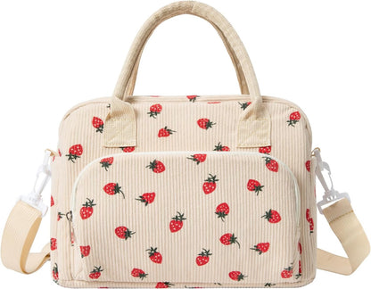 Insulated Lunch Bag for Women Men Large Reusable Lunch Box Adult Leakproof Portable Cooler Tote Bags for Work Picnic VNP
