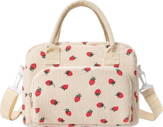 Insulated Lunch Bag for Women Men Large Reusable Lunch Box Adult Leakproof Portable Cooler Tote Bags for Work Picnic VNP
