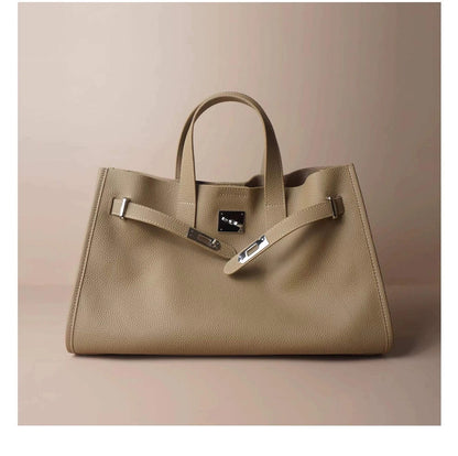 Urban Luxe — Genuine Leather Power Tote. Women’s shoulder bag