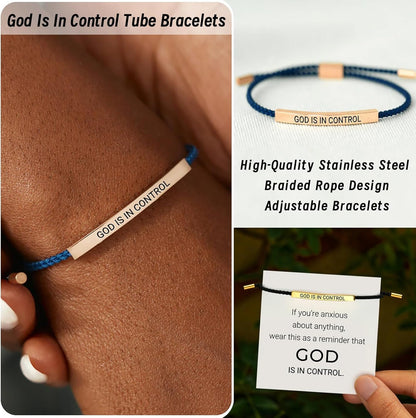 ✨Last Day Only $9.99🕊️"Faith Anchored" Prayer Bracelet - 🙏God is in Control VNP