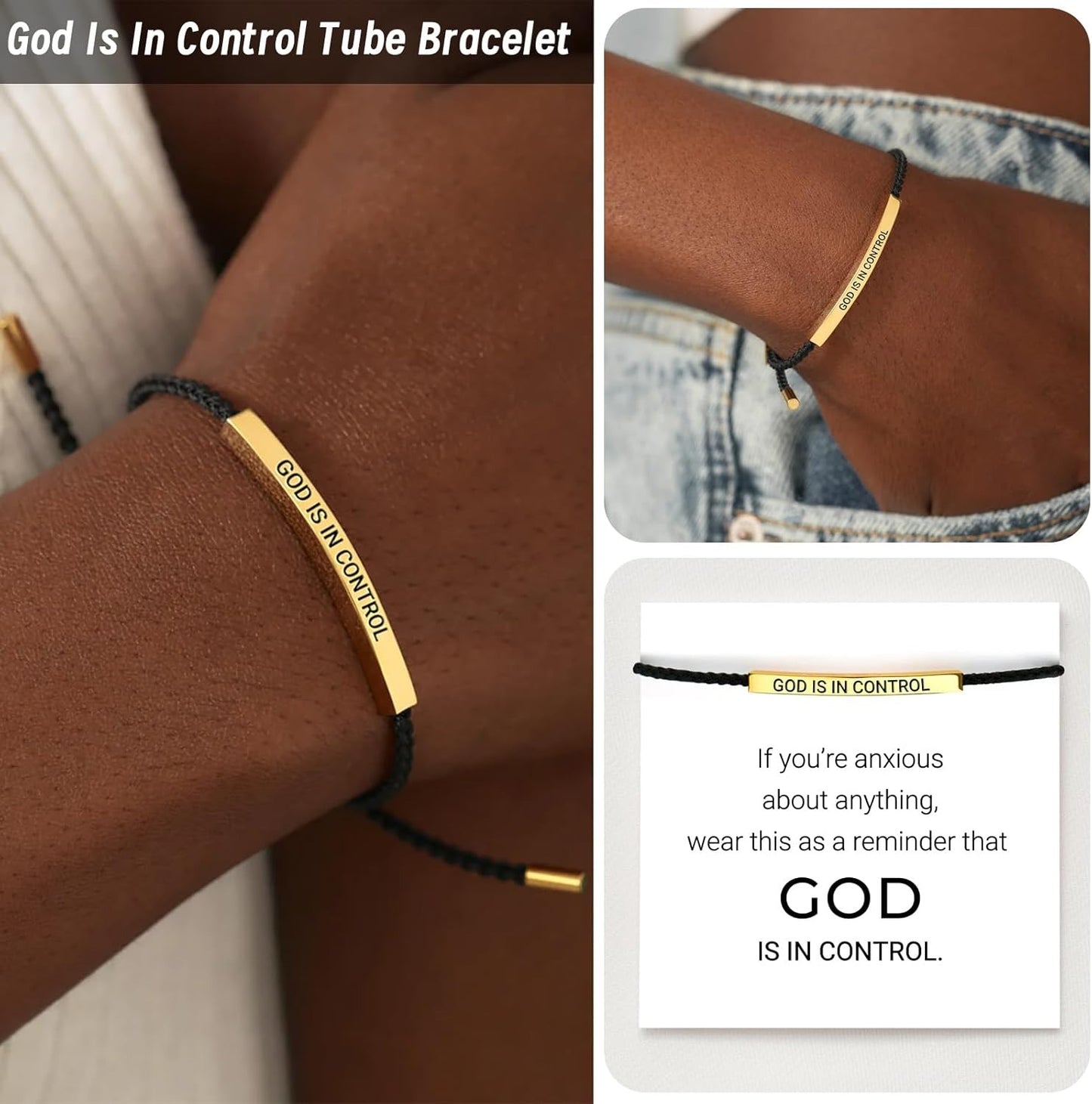 ✨Last Day Only $9.99🕊️"Faith Anchored" Prayer Bracelet - 🙏God is in Control VNP