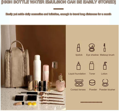 Portable Makeup Bag, Back To School, Fall Large Capacity Cosmetic Storage Bag, Travel Accessories, Travel Essentials, Zipper Makeup Organizer Pouch, Versatile Storage Stationery, Cosmetics Organizer, Brush Pouch, Vanity Bag Organizer, Makeup Bag Set