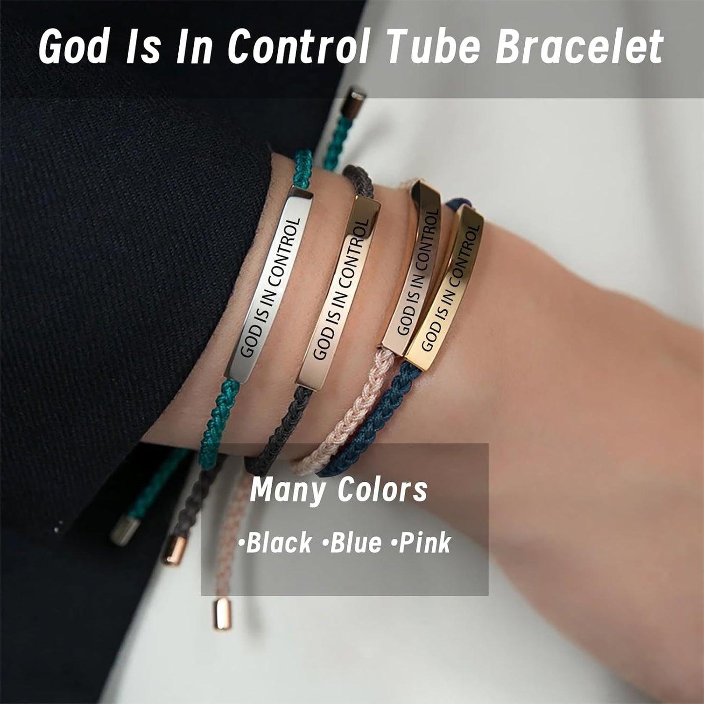 ✨Last Day Only $9.99🕊️"Faith Anchored" Prayer Bracelet - 🙏God is in Control VNP