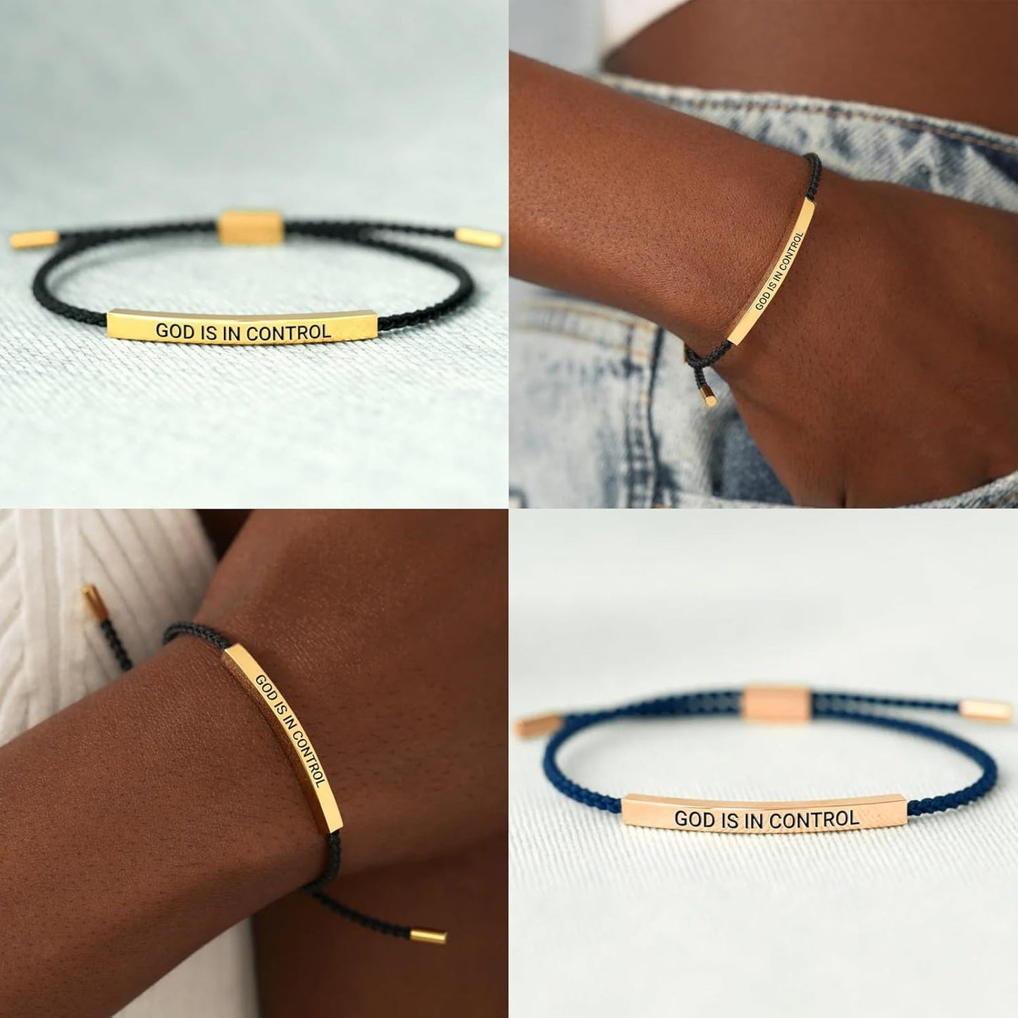 ✨Last Day Only $9.99🕊️"Faith Anchored" Prayer Bracelet - 🙏God is in Control VNP
