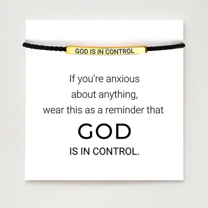 ✨Last Day Only $9.99🕊️"Faith Anchored" Prayer Bracelet - 🙏God is in Control VNP
