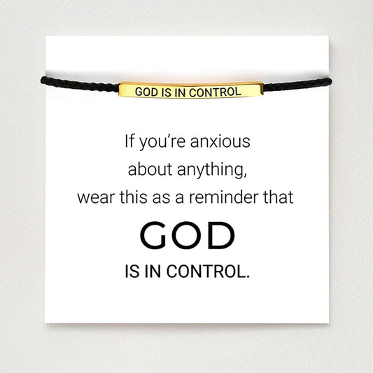 ✨Last Day Only $9.99🕊️"Faith Anchored" Prayer Bracelet - 🙏God is in Control VNP