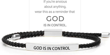 ✨Last Day Only $9.99🕊️"Faith Anchored" Prayer Bracelet - 🙏God is in Control VNP