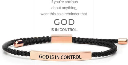 ✨Last Day Only $9.99🕊️"Faith Anchored" Prayer Bracelet - 🙏God is in Control VNP