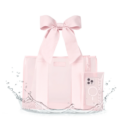 Bow Beach Tote With Phone Pouch VNP