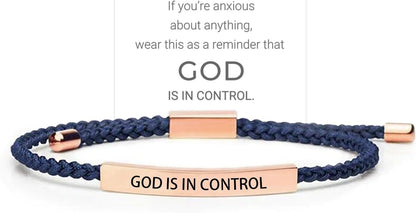 ✨Last Day Only $9.99🕊️"Faith Anchored" Prayer Bracelet - 🙏God is in Control VNP