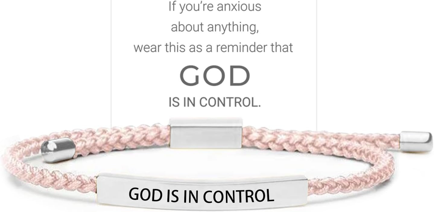 ✨Last Day Only $9.99🕊️"Faith Anchored" Prayer Bracelet - 🙏God is in Control VNP