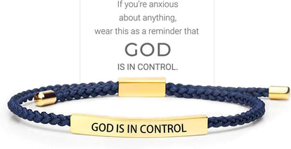 ✨Last Day Only $9.99🕊️"Faith Anchored" Prayer Bracelet - 🙏God is in Control VNP