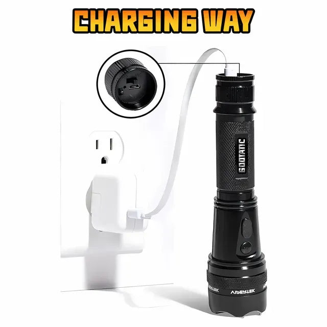 🔥 2025 Survival Sale 75% OFF 🚨 GOOTATIC™ GlowStrike V95 Stun Torch – Light the Way, Strike When Needed