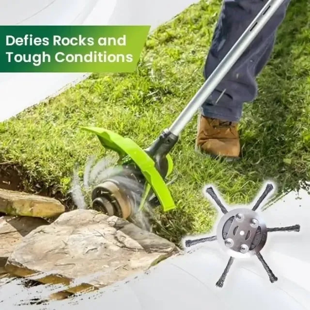 New 2025 Version 👨‍🌾6 inch Steel Wire Brush Cutter Trimmer Head