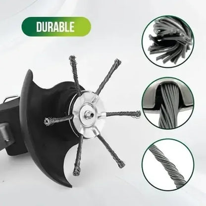 New 2025 Version 👨‍🌾6 inch Steel Wire Brush Cutter Trimmer Head