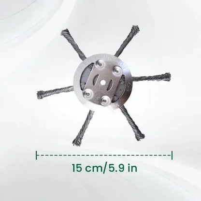 New 2025 Version 👨‍🌾6 inch Steel Wire Brush Cutter Trimmer Head