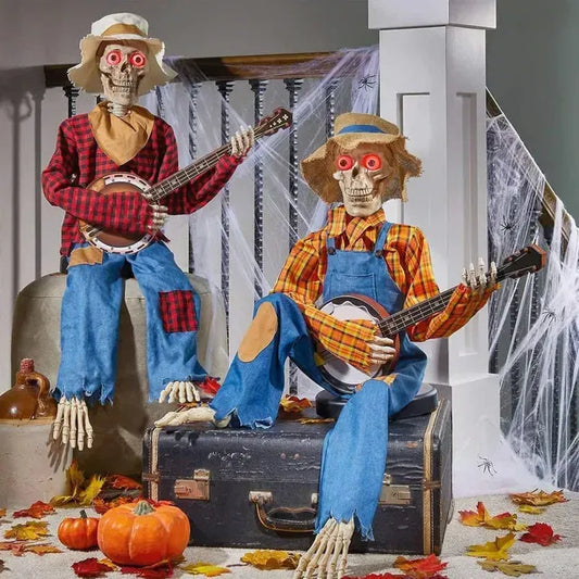 🔥Halloween Pre Sale 49% OFF - 💀Funny Animated Dueling Banjo Skeletons