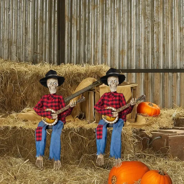 🔥Halloween Pre Sale 49% OFF - 💀Funny Animated Dueling Banjo Skeletons - LHT