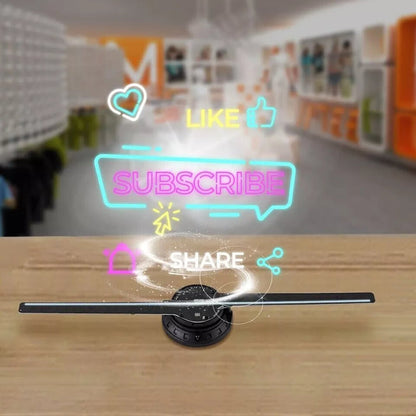 3D Hologram Advertising Fan Projector (16.5" LED Display)