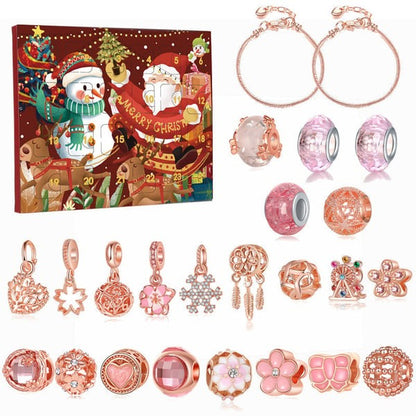 DIY 24 Days Christmas Countdown Calendar Bracelets Set - LHT