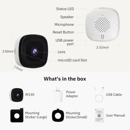 🔥 Crystal-clear 2K security camera 🎥 Color Night Vision 🌙 24/7 Recording & Smart Alerts 🚨