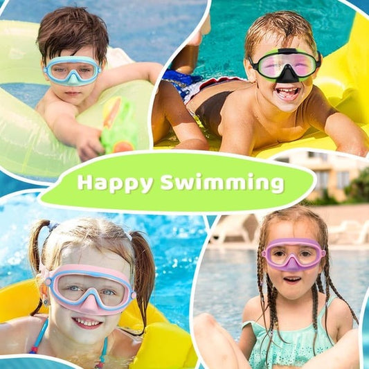 🥽 Kids Swimming Goggles 6–16 Years – UV & Anti-Fog, Leak-Proof, Wide View